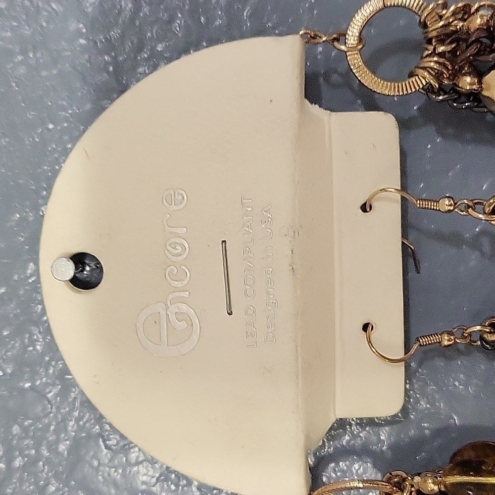 Encode Necklace and Earring Set - Picture 2 of 4